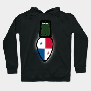 Panama Flag Christmas Light Hoodie